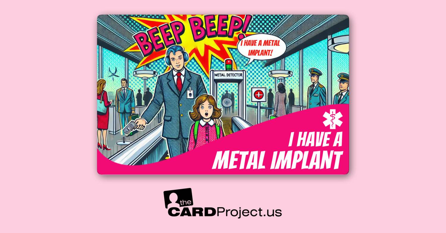 I Have A Metal Implant Card for Children